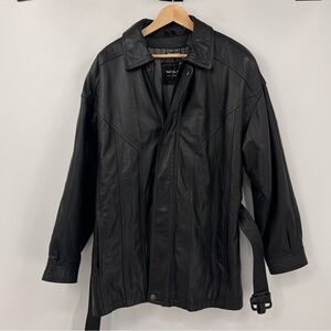 Wilsons Leather Black Jacket